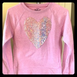 Crewcuts golden heart sweatshirt